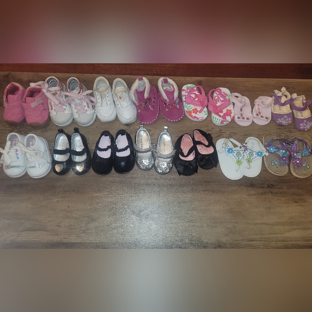 Girls Bundle Of Shoes All Like New